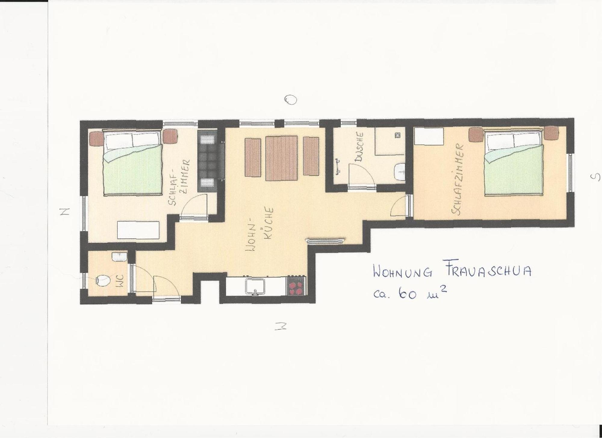 Haus Gaudenz Apartment Warth  Ruang foto